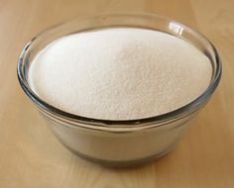 bowl of sugar for cheesecake