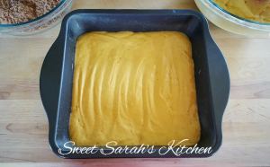 Coffee Cake Maple Pumpkin batter