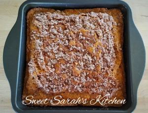 Coffee Cake Maple Pumpkin pan baked